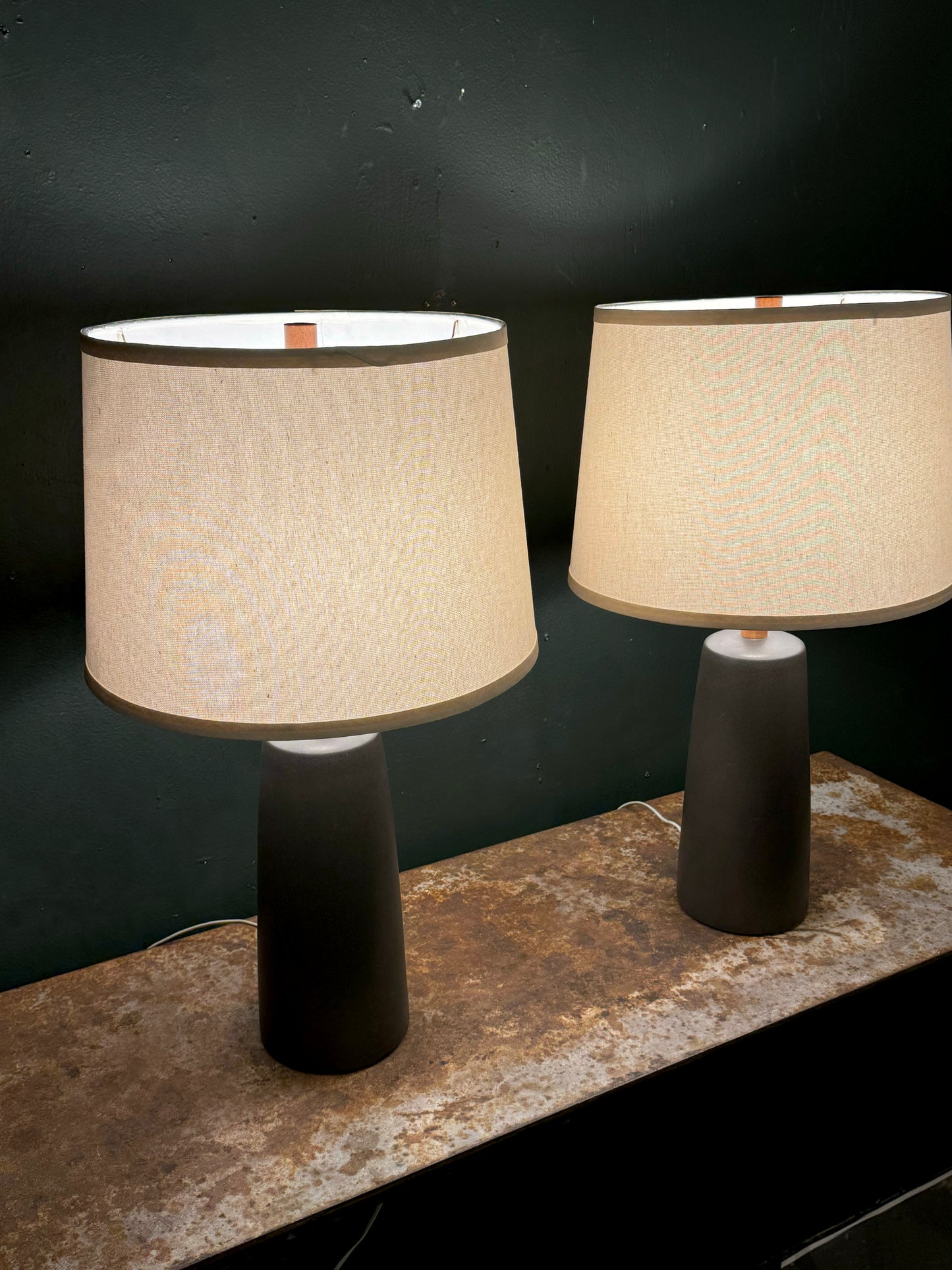 Jane and Gordon Martz lamps