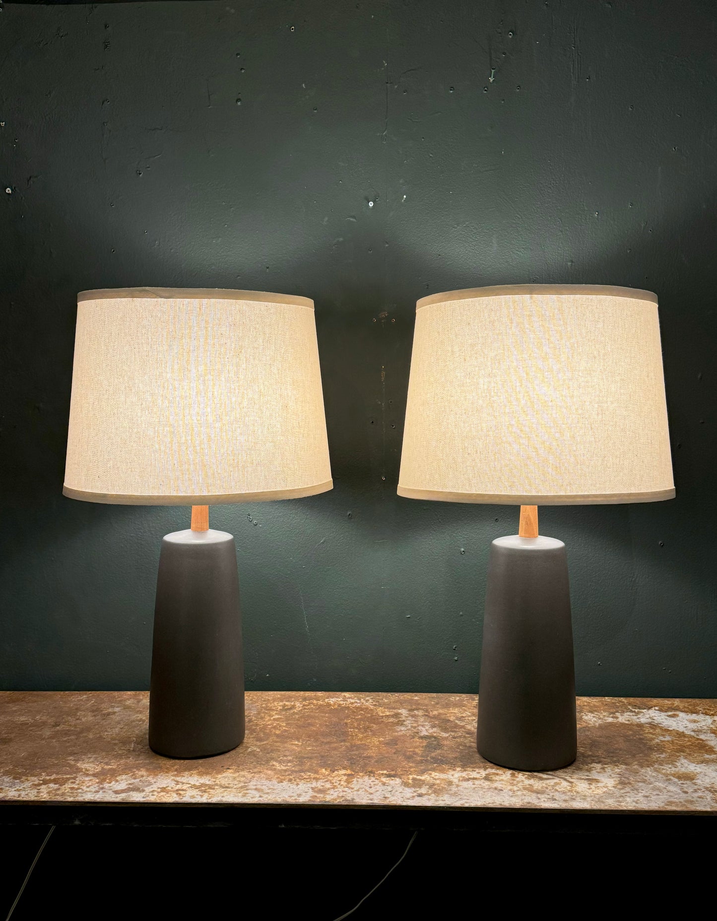 Jane and Gordon Martz lamps
