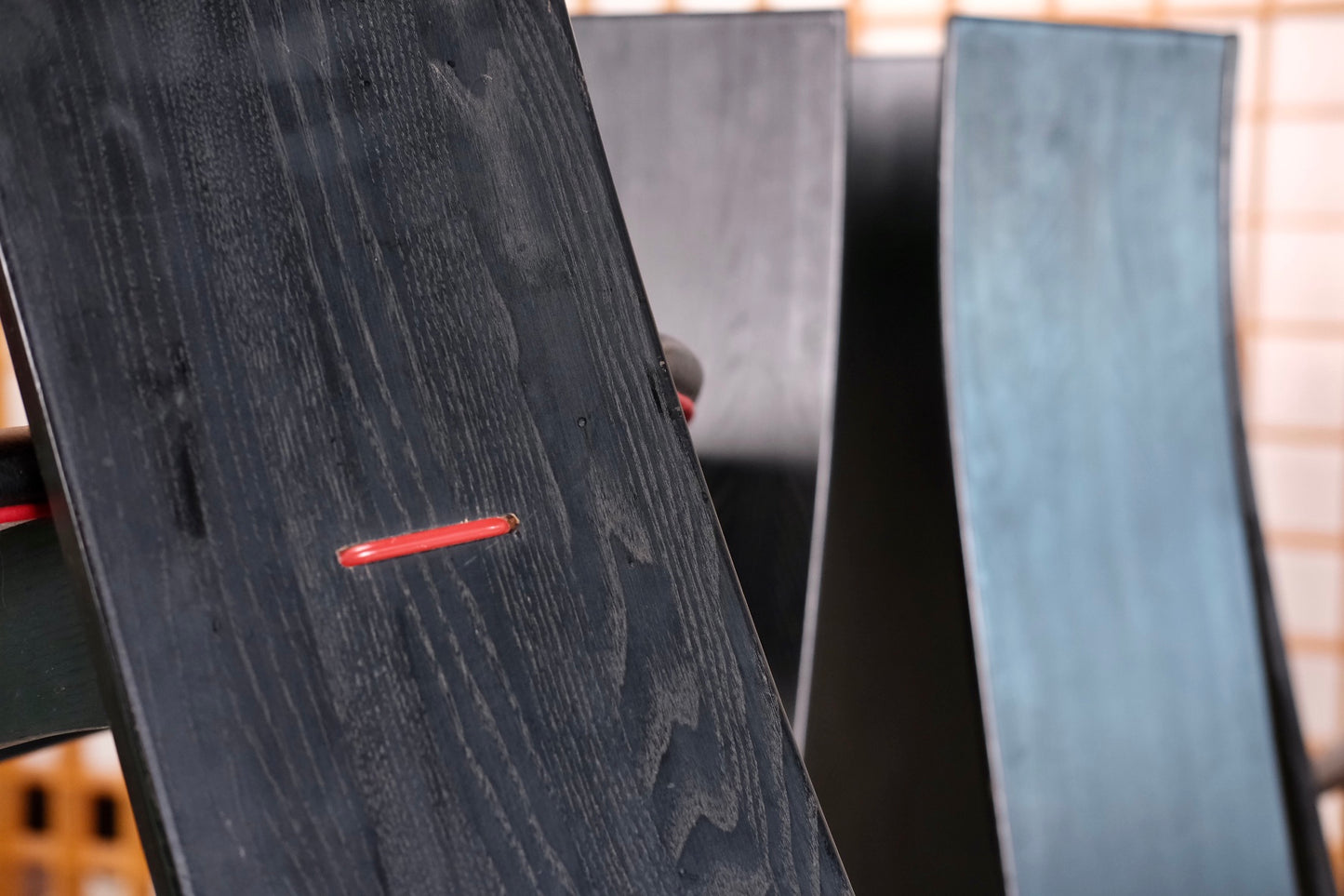 Black Cerused Oak Dining Chairs