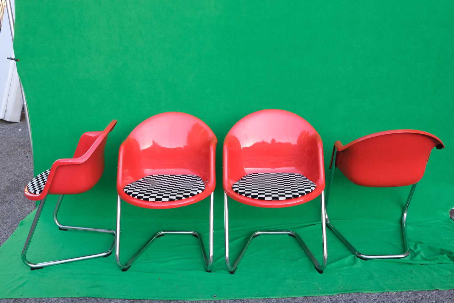 Set of 4 Kukkapuro 419 chairs