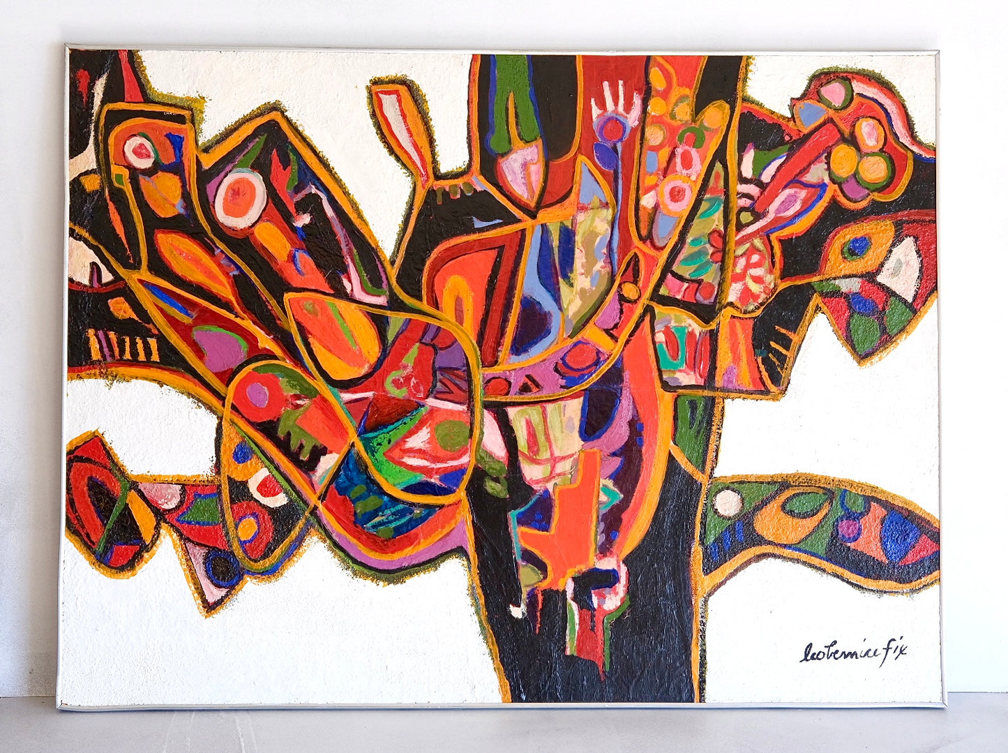 1960's Abstract by Texas artist Leo Bernice Fix