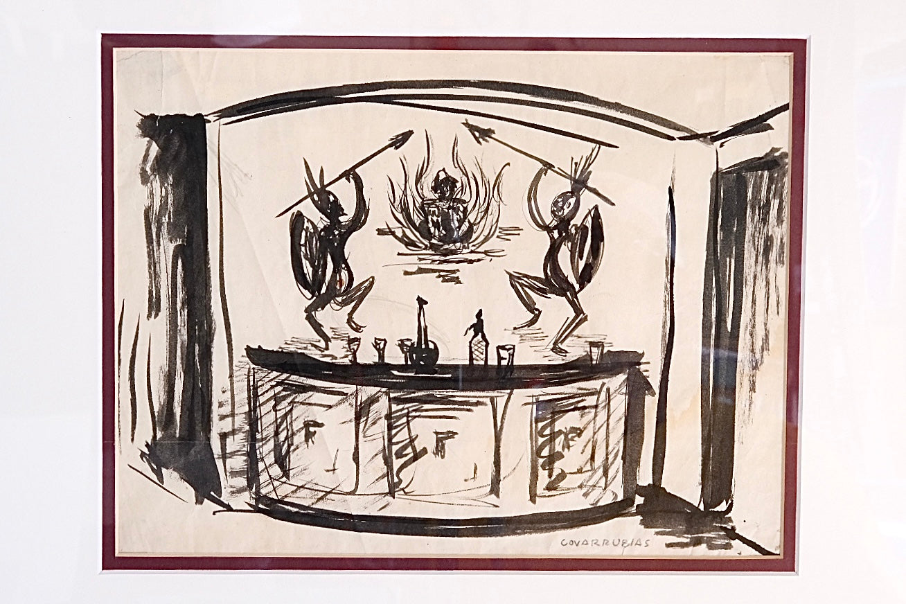Miguel Covarrubias original sketch