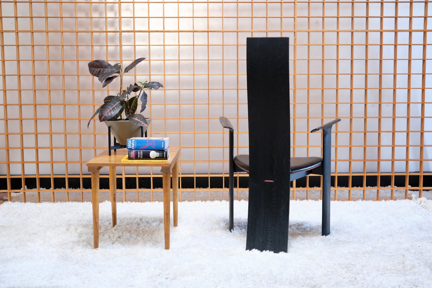 Black Cerused Oak Dining Chairs