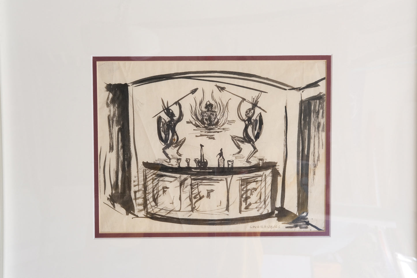 Miguel Covarrubias original sketch