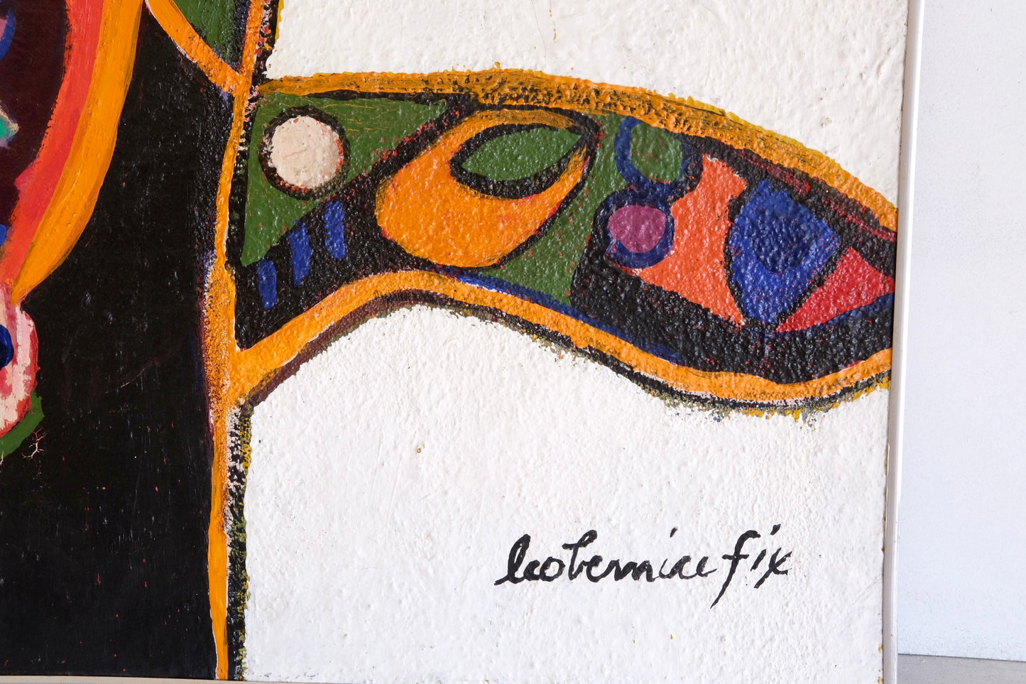 1960's Abstract by Texas artist Leo Bernice Fix