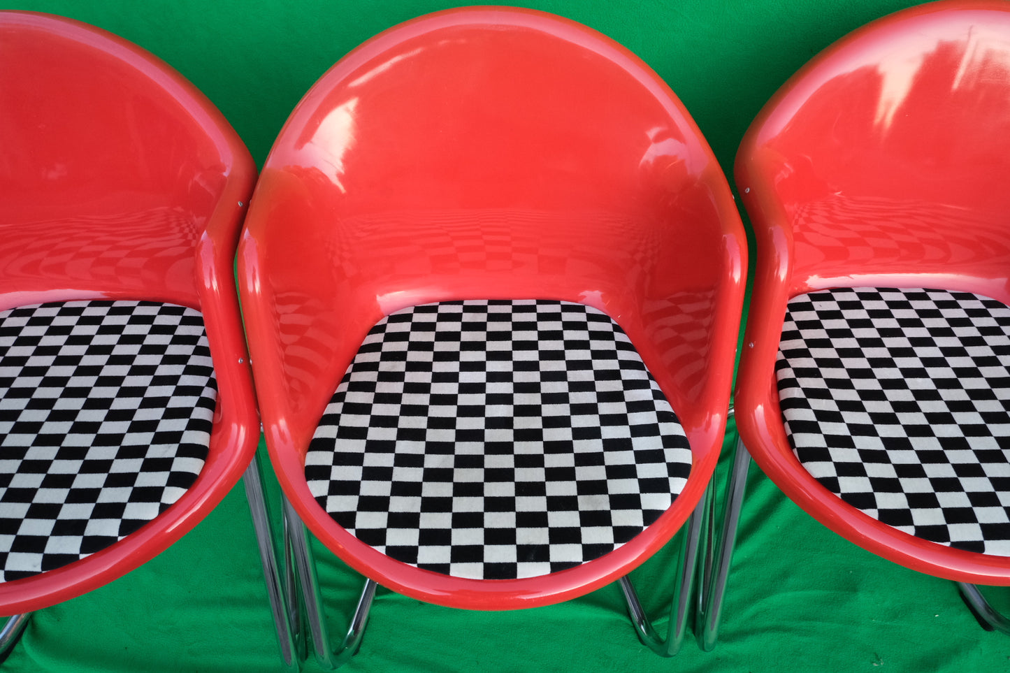 Set of 4 Kukkapuro 419 chairs