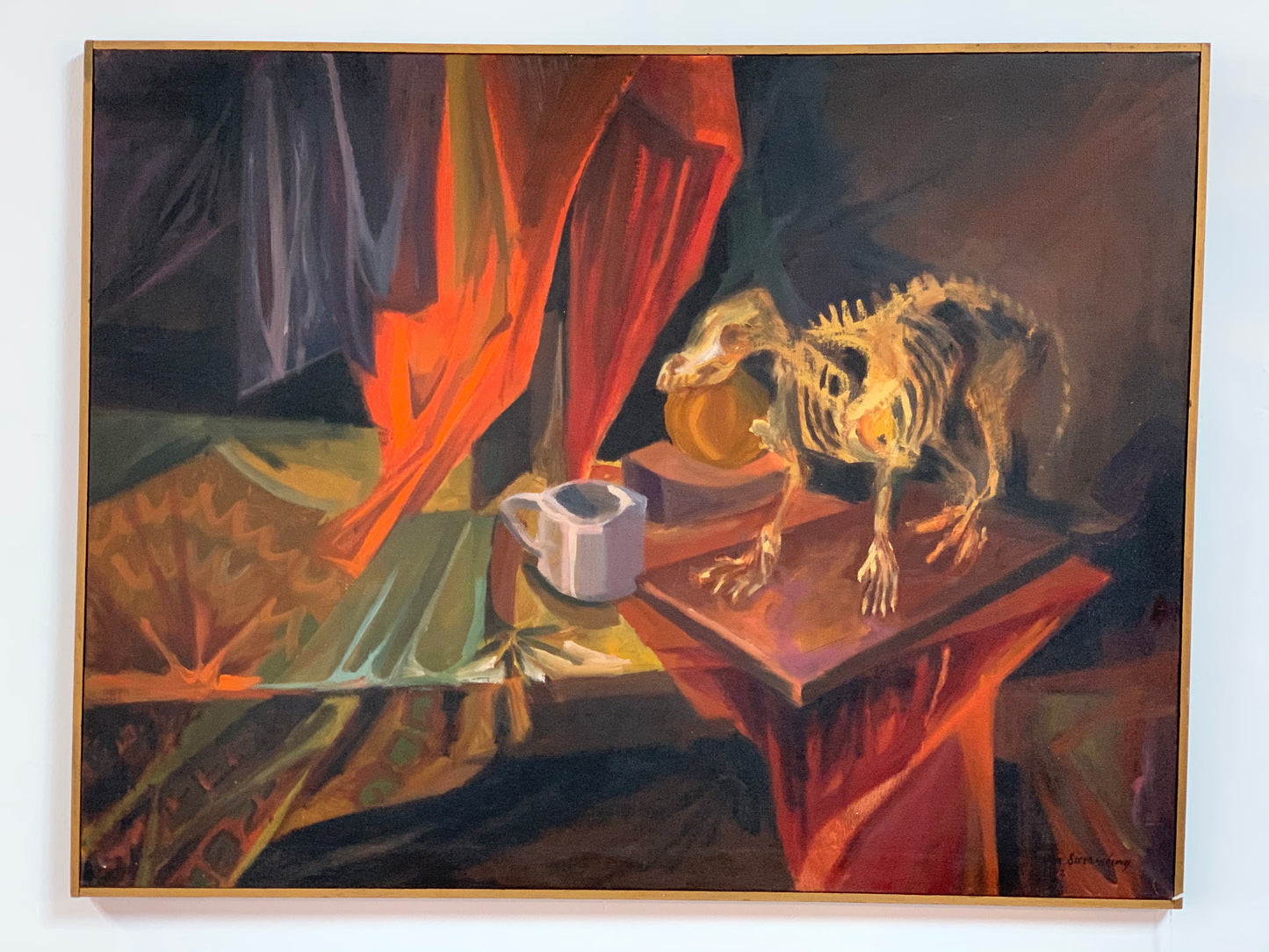 Macabre Dog and Table