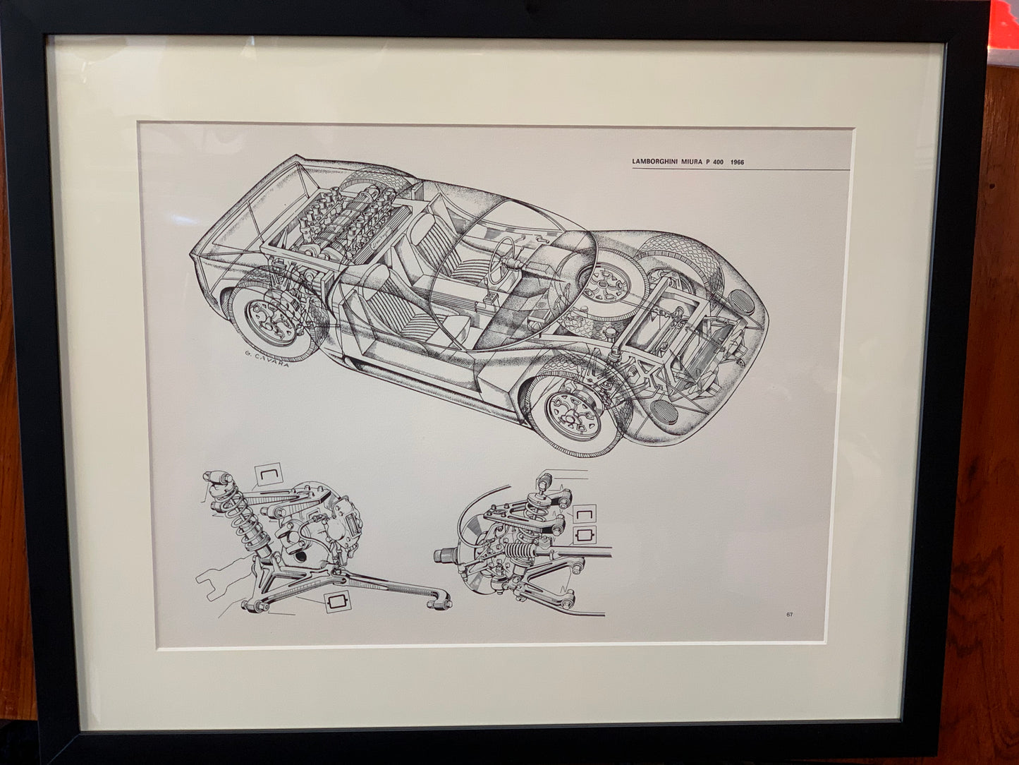 Lamborghini Miura P 400 Print