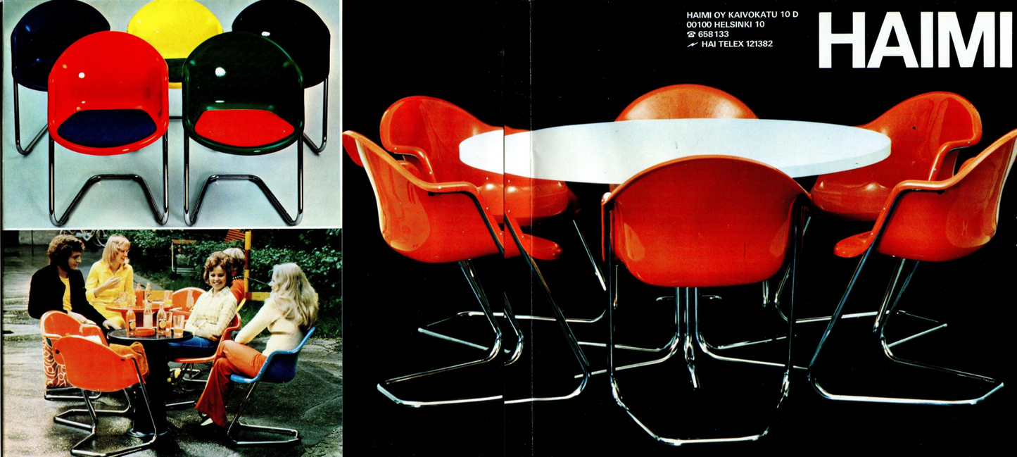 Set of 4 Kukkapuro 419 chairs