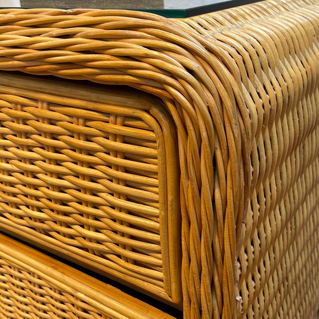 Wicker dresser