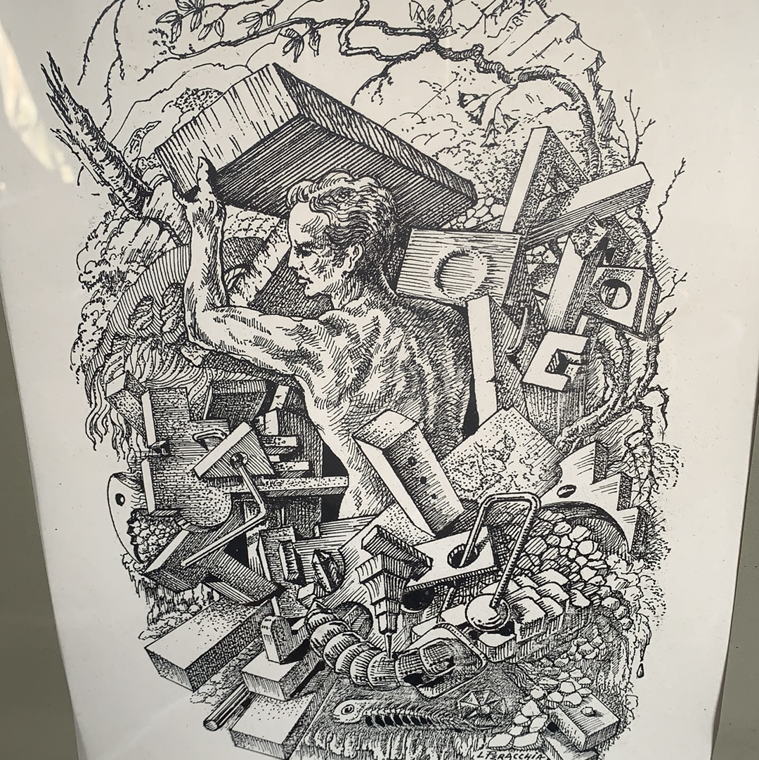 L Peracchia signed and numbered print