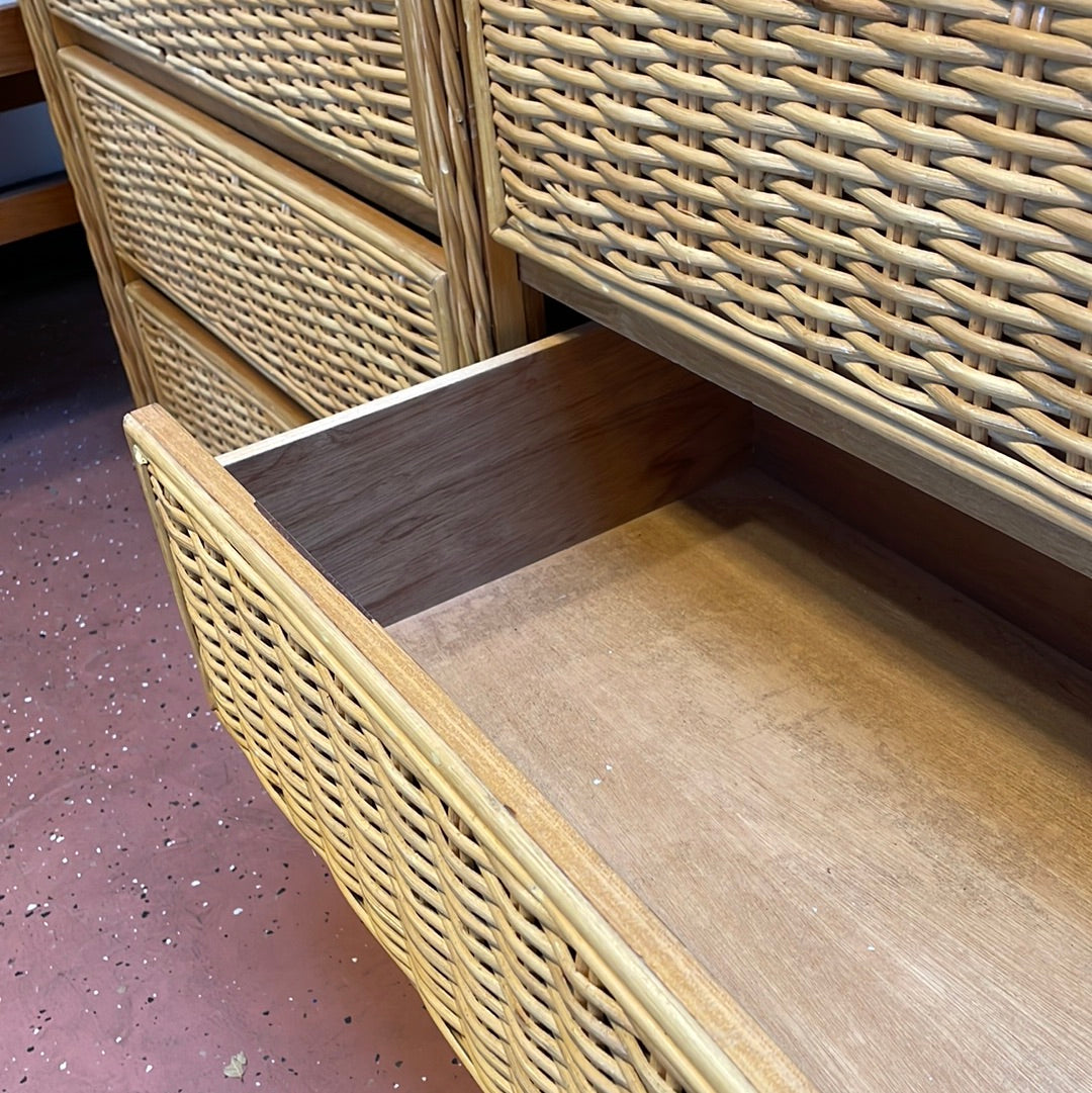 Wicker dresser