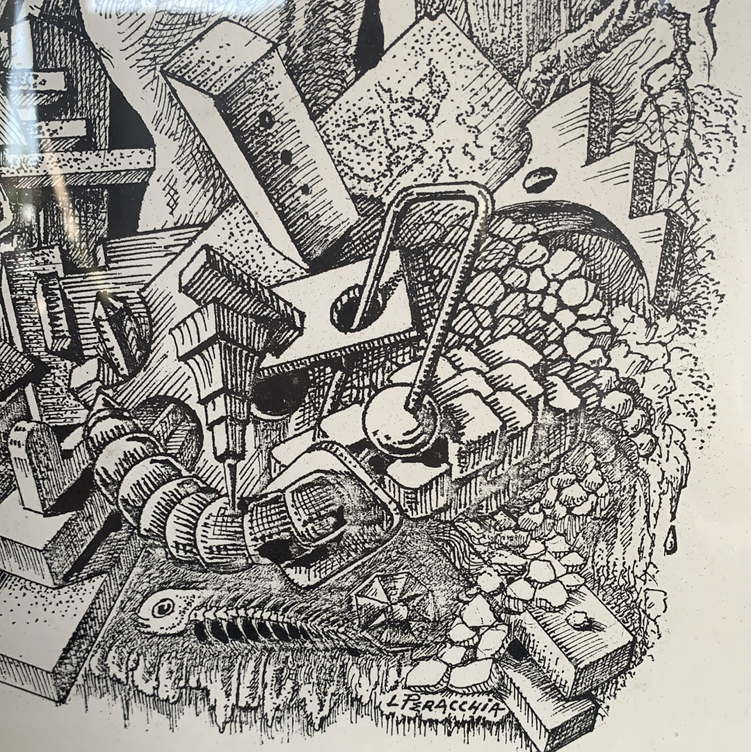 L Peracchia signed and numbered print