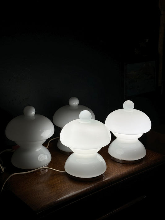 French opaline lamps