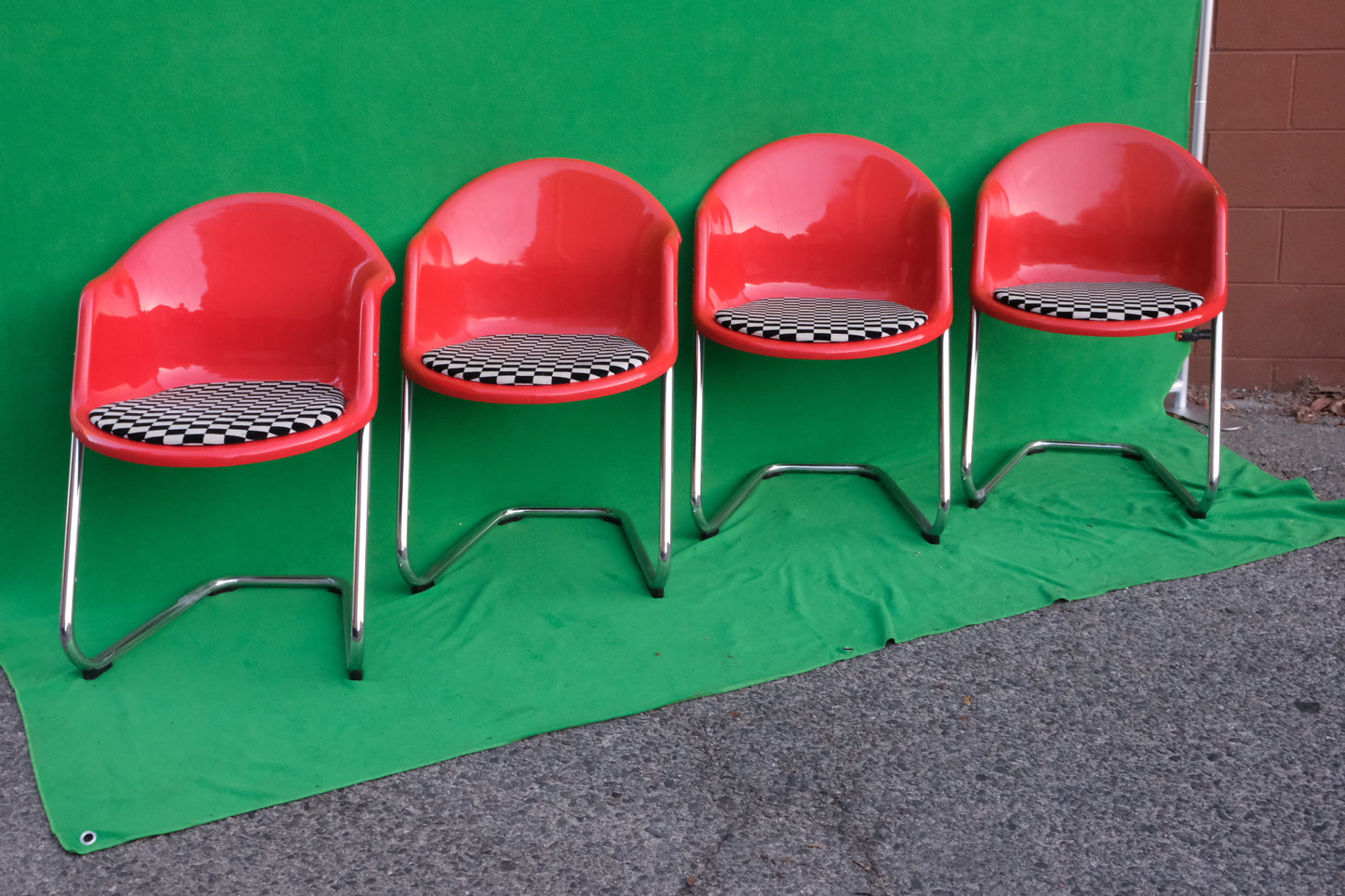 Set of 4 Kukkapuro 419 chairs