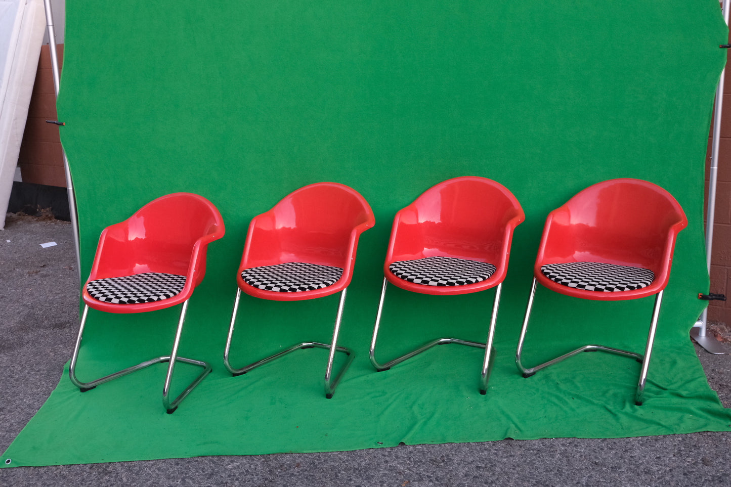 Set of 4 Kukkapuro 419 chairs